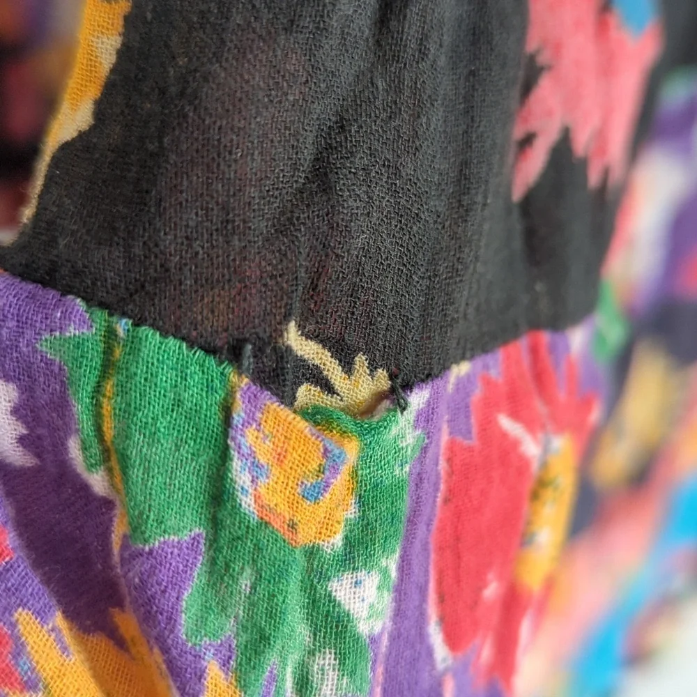 Vintage Tiered Floral Skirt - Picture 3 of 11